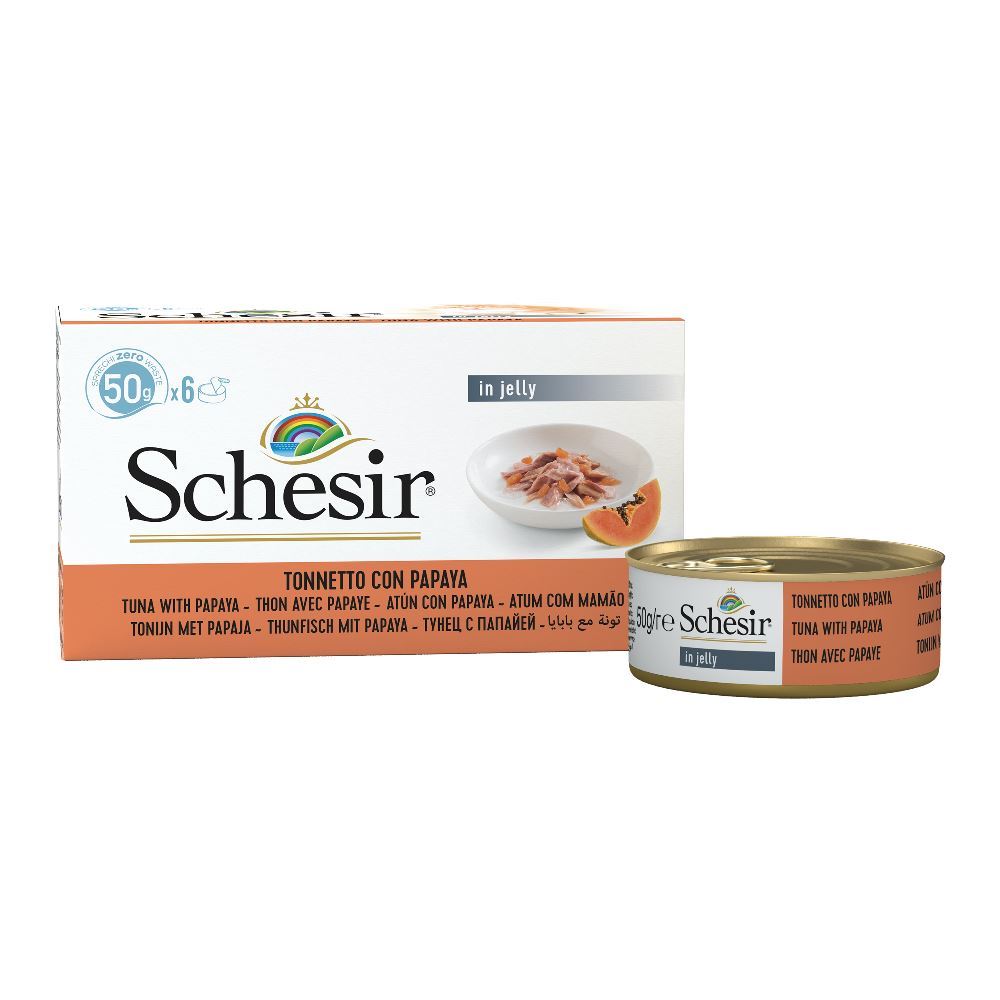 Adoc Naturally Premium – Tonnetto Con Papaya In Gelatina Per Gatti, 4 Bustine Da 50g, 100% Naturale Senza Coloranti Né Conservanti