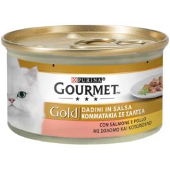 GOURMET GOLD GR. 85 CON SALMONE E POLLO
