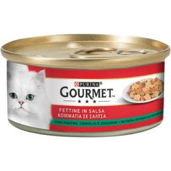 GOURMET GR. 195 CON ANATRA,CONIGLIO E ZUCCHINE