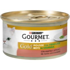 GOURMET GOLD GR. 85 MOUSSE CON ANATRA E SPINACI