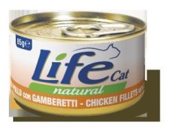 LIFECAT LATTINA GR. 85 POLLO CON GAMBERETTI