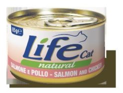 LIFECAT LATTINA GR. 85 SALMONE E POLLO
