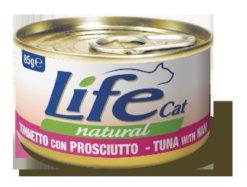 LIFECAT LATTINA GR. 85 TONNO CON PROSCIUTTO DI POL