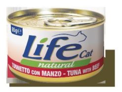 LIFECAT LATTINA GR. 85 TONNO CON MANZO