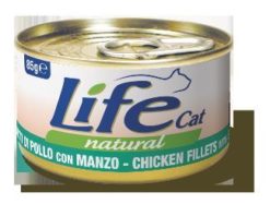 LIFECAT LATTINA GR. 85 POLLO E MANZO