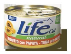 LIFECAT LATTINA GR. 85 TONNO CON PAPAYA