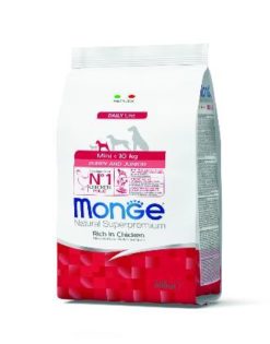 MONGE CANE MINI PUPPY & JR GR. 800 POLLO