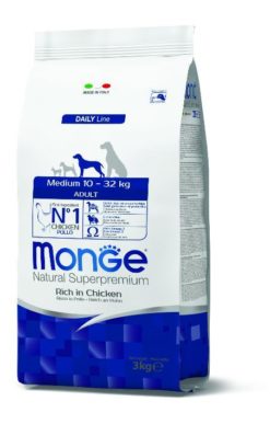 MONGE CANE ADULT MEDIUM KG. 3 POLLO
