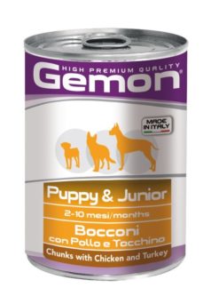 GEMON BOCCONI GR 415 JUNIOR POLLO E TACCHINO