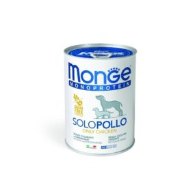 MONGE DOG GR. 400 SOLO POLLO PATE'