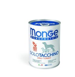 MONGE DOG GR. 400 SOLO TACCHINO PATE'