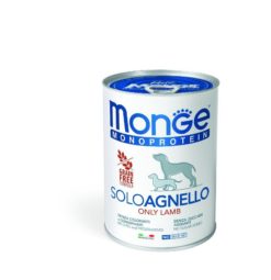 MONGE DOG GR. 400 SOLO AGNELLO PATE'
