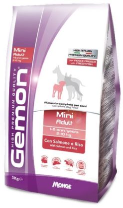 GEMON KG. 3 MINI ADULT SALMONE E RISO