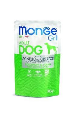 MONGE GRILL CANE GR. 100 BUSTE AGNELLO ORTAGGI