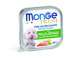 MONGE FRESH CANE GR. 100 POLLO E VERDURE
