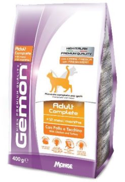 GEMON CAT GR. 400 COMPLETE POLLO E TACCHINO