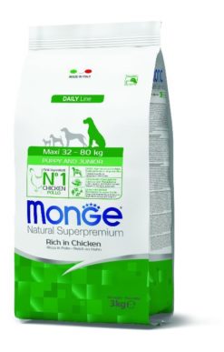 MONGE CANE PUPPY & JR MAXI KG. 3 POLLO