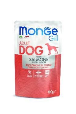 MONGE GRILL CANE GR. 100 BUSTE SALMONE