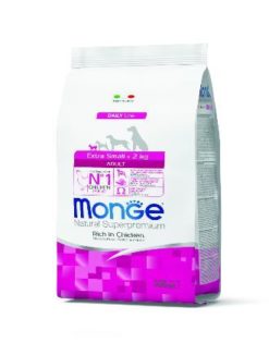 MONGE CANE ADULT EXTRASMALL GR. 800 POLLO