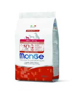 MONGE CANE PUPPY & JR MINI GR. 800 AGNELLO RISO