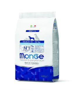 MONGE CANE PUPPY & JR MEDIUM GR. 800 POLLO