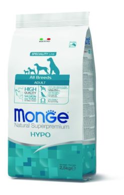 MONGE CANE ADULT HYPO KG. 2,5 SALMONE E TONNO