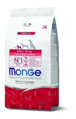 MONGE CANE PUPPY & JR MINI KG. 3 POLLO