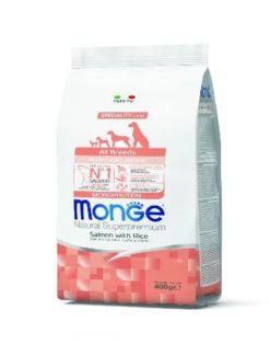MONGE CANE PUPPY & JR ALL BREEDS GR. 800 SALMONE