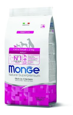 MONGE CANE ADULT EXTRASMALL KG. 3 POLLO