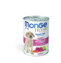 MONGE FRESH CANE PUPPY GR. 400 VITELLO ORTAGGI