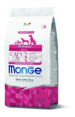 MONGE KG. 2,5 ALL BREEDS MANZO E RISO