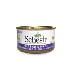 SCHESIR CAT GR. 85 Pollo e manzo con riso