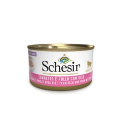SCHESIR CAT GR. 85 Tonnetto e pollo con riso