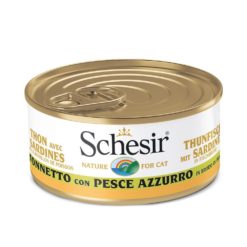 SCHESIR CAT 70gr Tonnetto pesce azz in brodo pesce