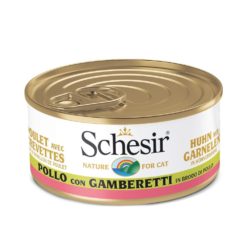 SCHESIR CAT 70gr Pollo gamberetti in brodo pesce