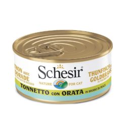 SCHESIR CAT 70gr Tonnetto orata in brodo di pesce
