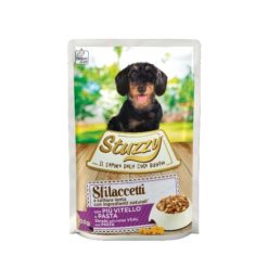 STUZZY DOG GR. 100 Sfilaccetti vitello e pasta