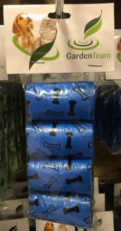 SACCHETTINI COLOR AZZURRO CON OSSO 4rotoli