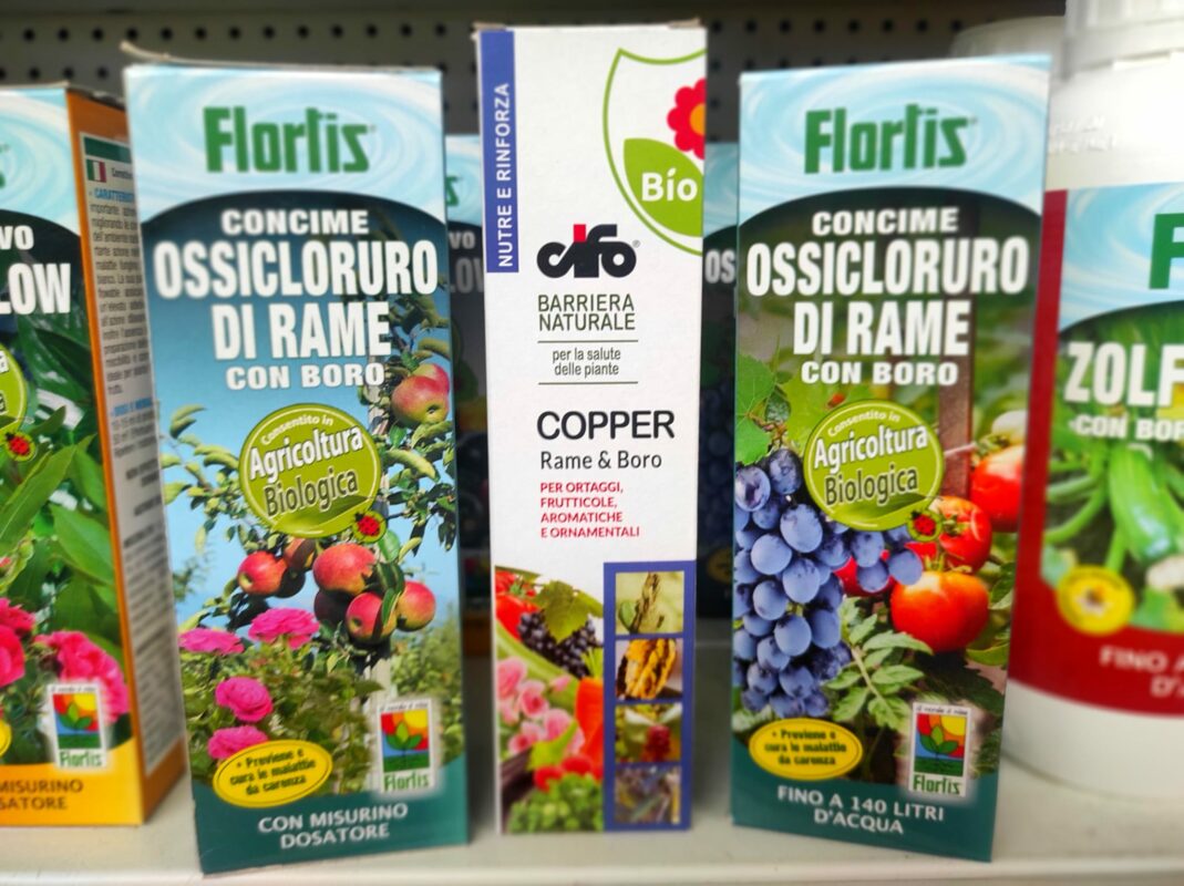 utilizzo del rame per aiutare le piante, prodotti in vendita da fasoli piante