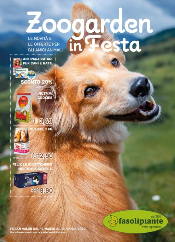 volantino offerte reparto zoo Fasoli Piante