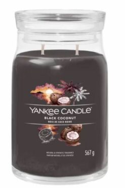 YANKEE CANDLE SIGN BLACK COCONUT GIARA GRANDE