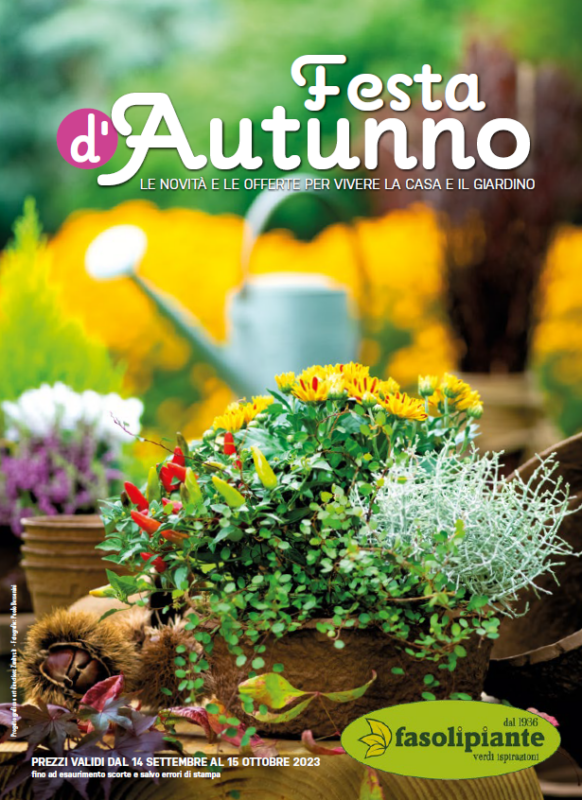 offerte volantino autunno 2023 da Fasoli Piante