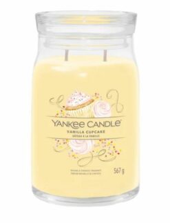 YANKEE CANDLE GIARA SIGNATURE GRANDE VANILLA CUPCA
