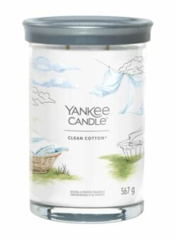 YANKEE CANDLE TUMBLER CLEAN COTTON