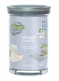 YANKEE CANDLE TUMBLER A CALM & QUIET PLACE